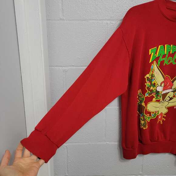 Authentic Vintage Wiley Coyote Christmas Sweatshirt - Picture 5 of 10
